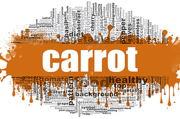 Image showing Carrot word cloud