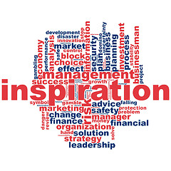 Image showing Inspiration word cloud