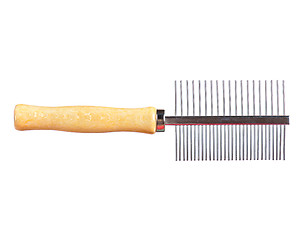 Image showing Dogs grooming brush