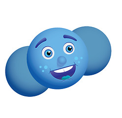 Image showing Use this happy cloud as weather icon