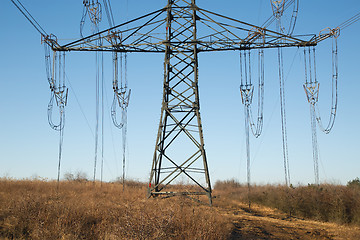 Image showing Electric lines collapsed