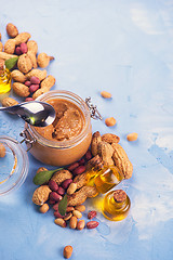 Image showing Natural peanut butter