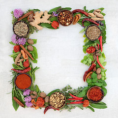 Image showing Herb and Spice Wreath