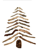 Image showing Abstract Driftwood Tree Design