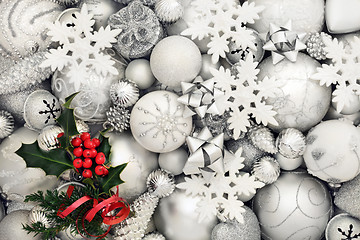 Image showing Christmas Bauble Decorations