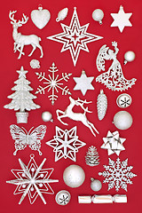 Image showing Traditional Christmas Decorations 