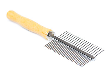 Image showing Dogs grooming brush