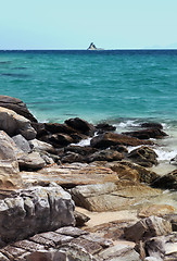 Image showing rocks on coast