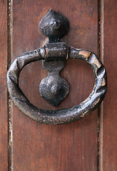 Image showing Old door knocker