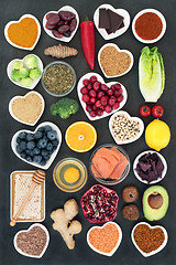 Image showing Healthy Food Selection to Slow the Ageing Process