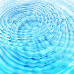 Image showing Background with abstract round water ripples