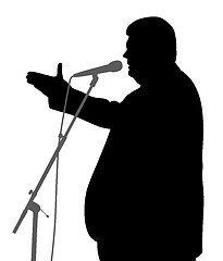 Image showing Public speaking