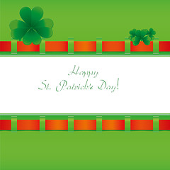 Image showing St. Patrick`s day invitation