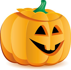 Image showing Halloween pumpkin as Jack O`Lantern, part 6