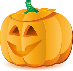 Image showing Halloween pumpkin as Jack O`Lantern, part 7