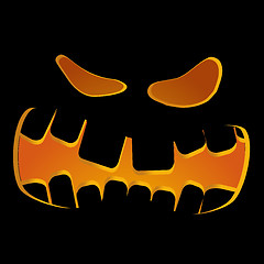 Image showing Halloween pumpkin as Jack O`Lantern, part 8