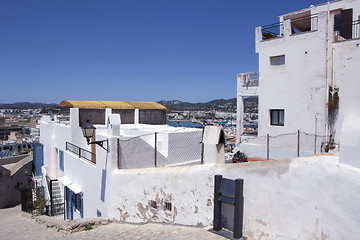 Image showing Ibiza old town, called Dalt Vila