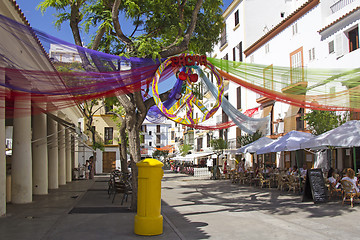 Image showing Ibiza old town, called Dalt Vila