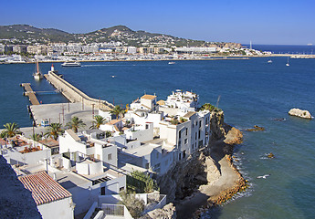 Image showing Ibiza old town, called Dalt Vila