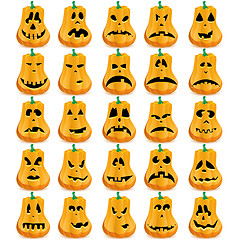 Image showing Halloween pumpkins as Jack O`Lantern 11