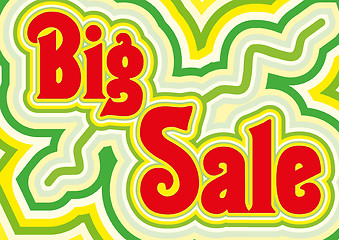 Image showing Big Sale retro title