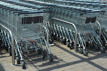 Image showing Shopping carts