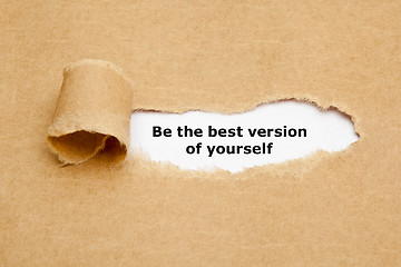 Image showing Be The Best Version Of Yourself Quote