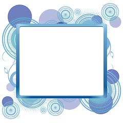 Image showing Frame for text on abstract background