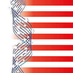 Image showing Background with elements of USA flag