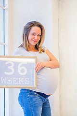 Image showing 36 weeks of pregnancy