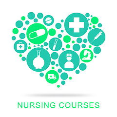 Image showing Nursing Courses Indicates Nurse Job And Caregiver