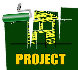 Image showing House Project Means Make Over And Habitation