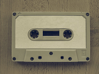 Image showing Vintage looking Tape cassette