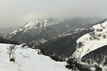 Image showing winter on the hills