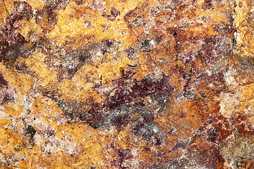 Image showing colorful texture of old basement stone wall