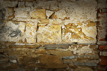 Image showing old grungy stone wall