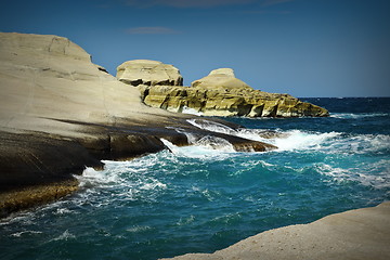 Image showing Sarakiniko beach