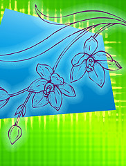 Image showing Blue flower