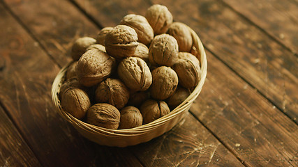 Image showing Bowl with yummy walnuts