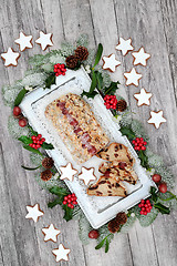 Image showing Stollen Christmas Cake