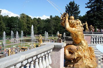 Image showing Peters Palace at Peterhof, St Petersburg, Russia