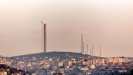 Image showing Uskudar coast Istanbul. Asian coast of Istanbul