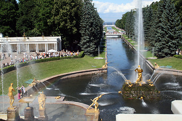 Image showing Peters Palace at Peterhof, St Petersburg, Russia.