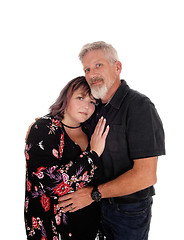 Image showing Middle age couple loving each other