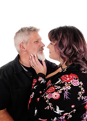 Image showing Lovely middle age couple in closeup