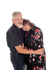 Image showing Middle age couple loving each other