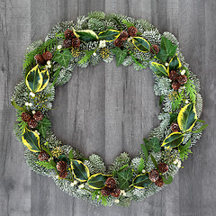 Image showing Natural Winter Wreath 