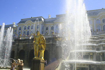 Image showing Peters Palace at Peterhof, St Petersburg, Russia.