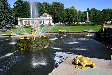 Image showing Peters Palace at Peterhof, St Petersburg, Russia.