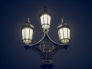 Image showing Vintage looking Street lamp